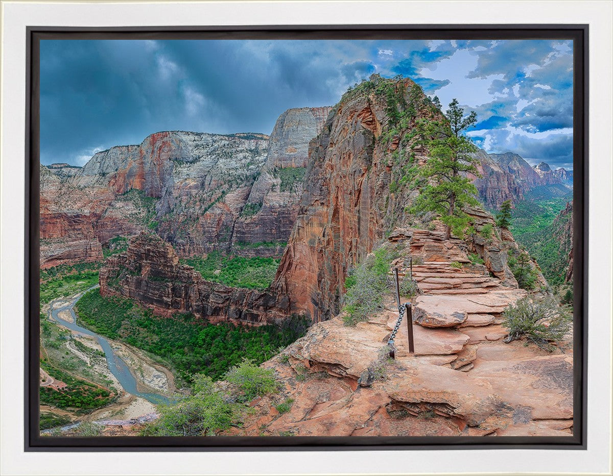 Zion National Park, Utah. Angels Landing Panorama