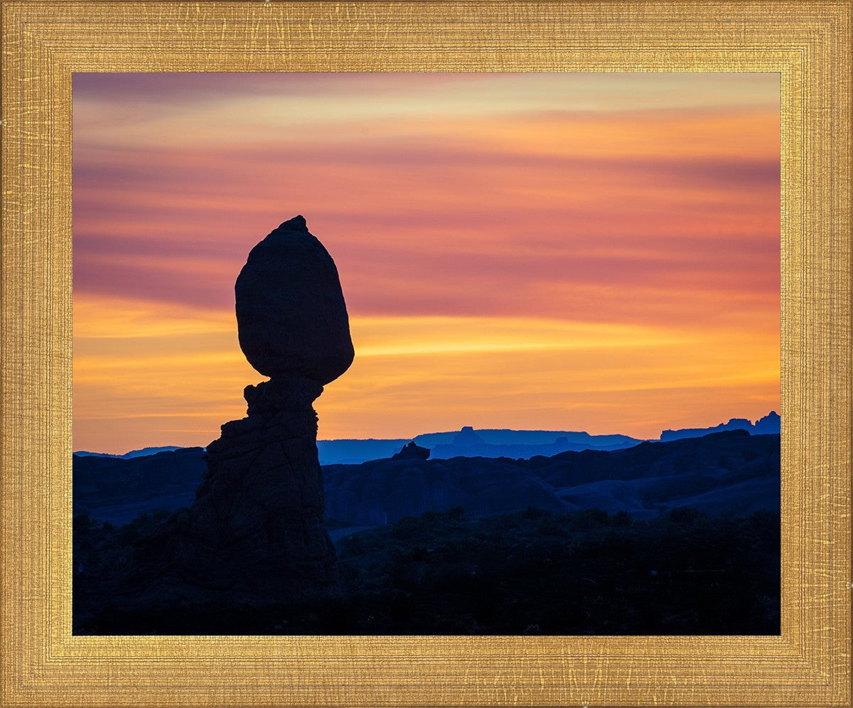 Balancing Rock at Sunset, Arches National Park, Utah