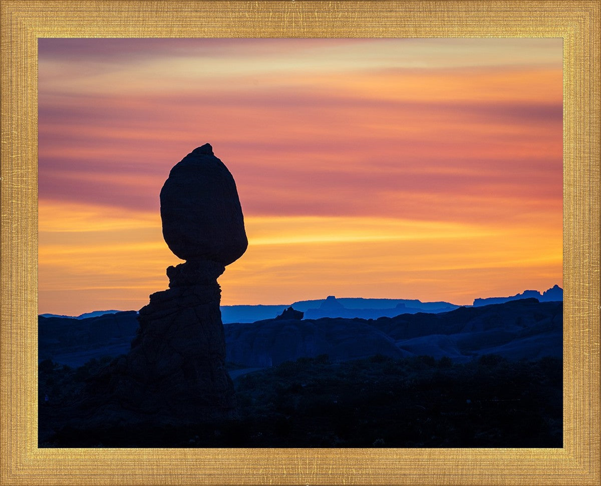 Balancing Rock at Sunset, Arches National Park, Utah