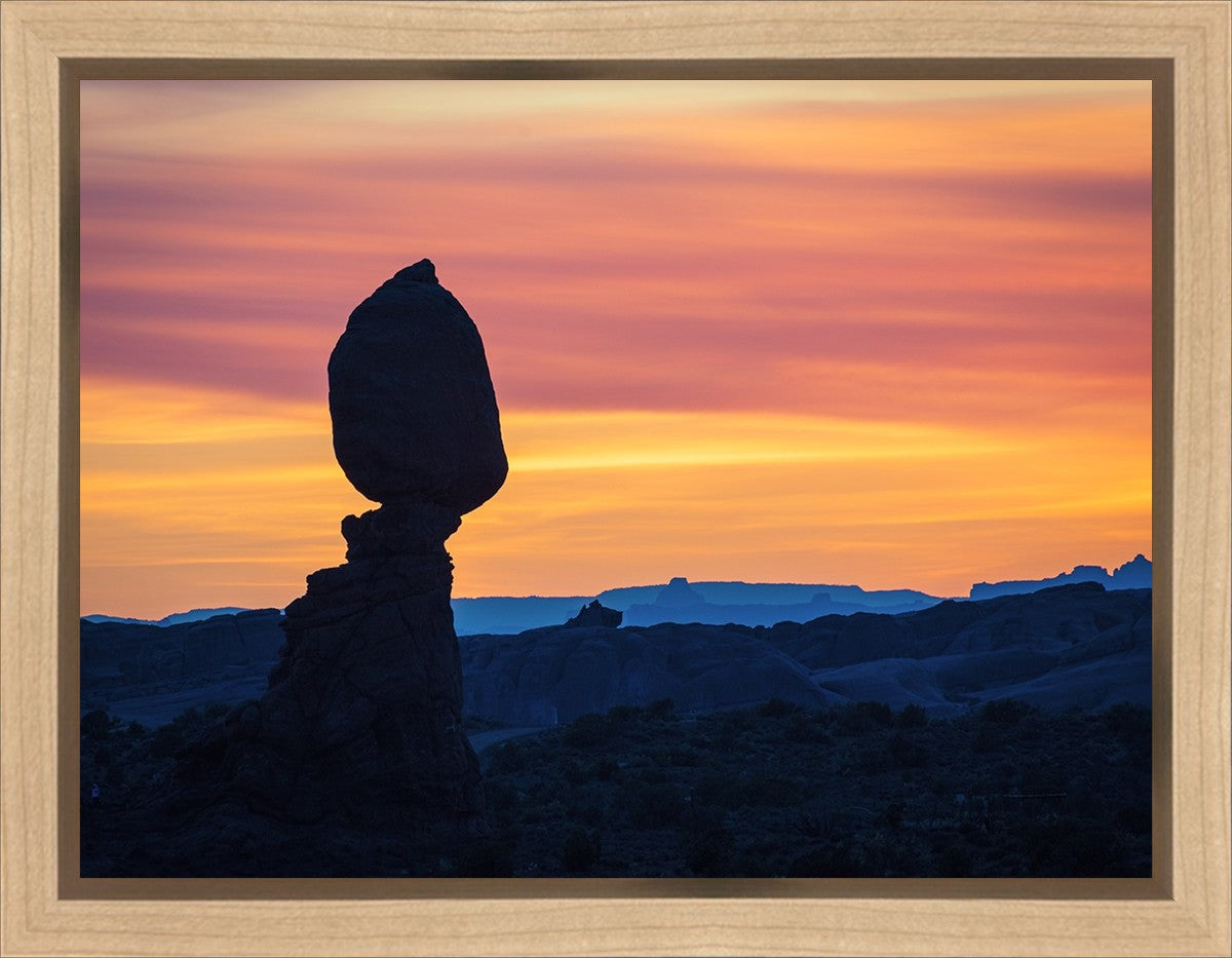 Balancing Rock at Sunset, Arches National Park, Utah