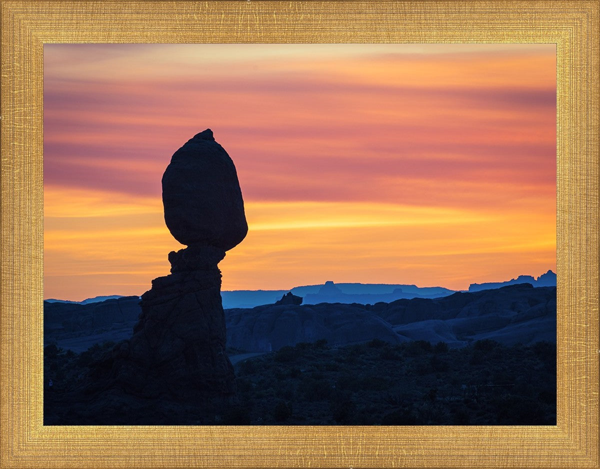 Balancing Rock at Sunset, Arches National Park, Utah