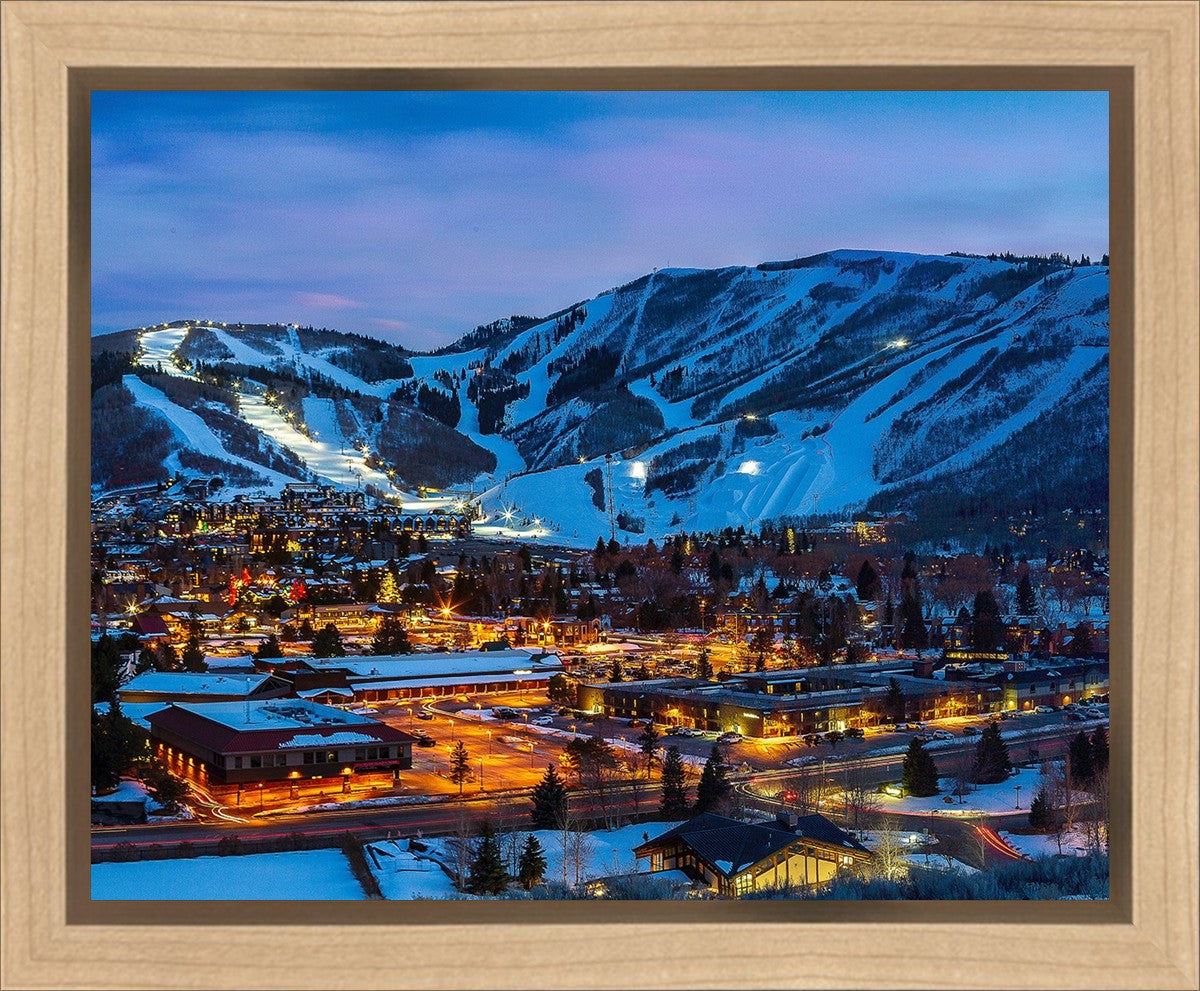 Park City, Utah, at Twilight