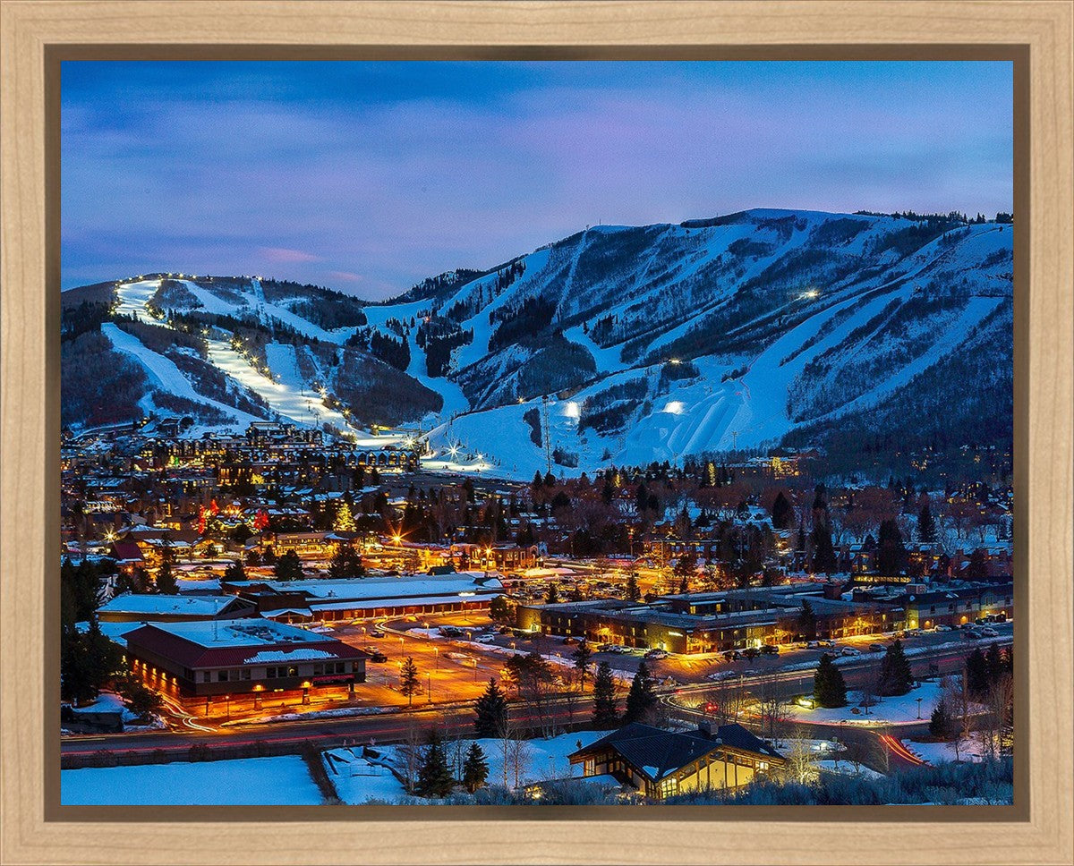 Park City, Utah, at Twilight