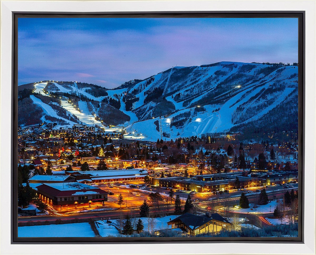 Park City, Utah, at Twilight