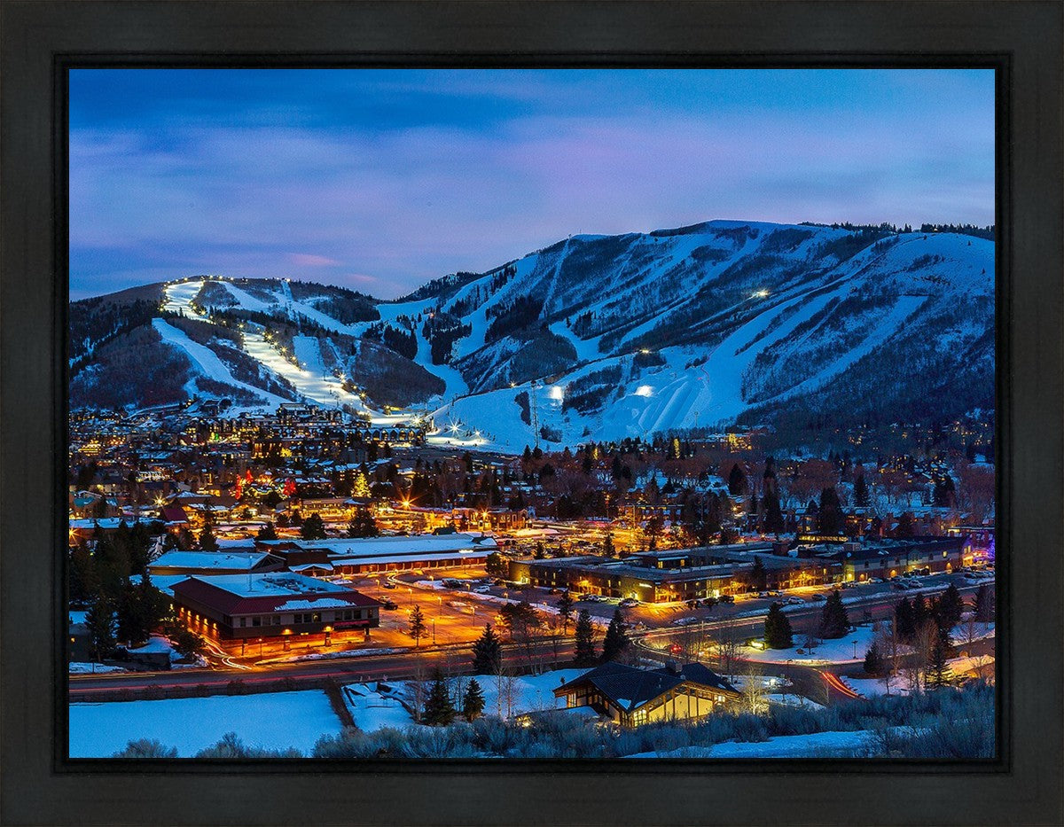 Park City, Utah, at Twilight