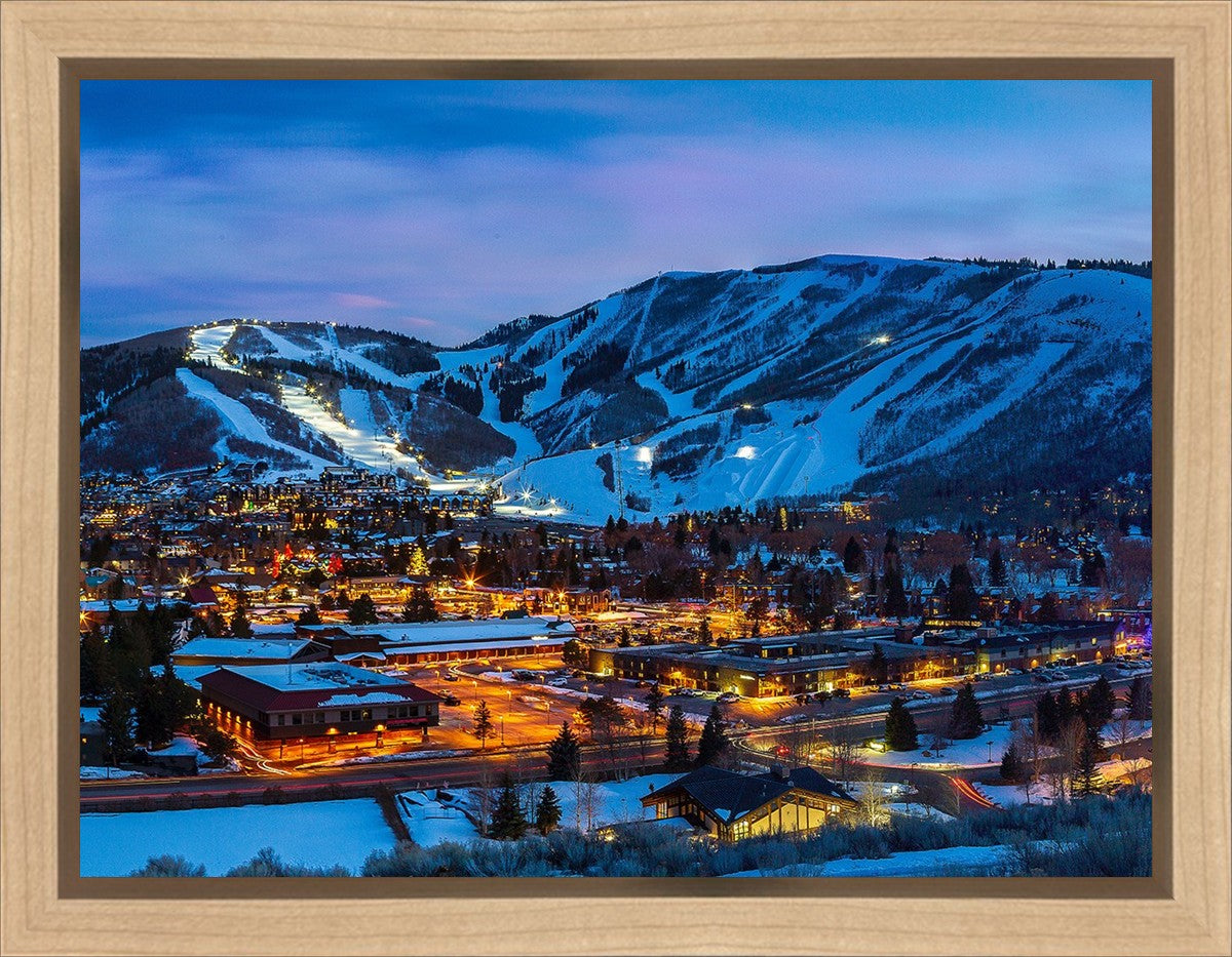 Park City, Utah, at Twilight