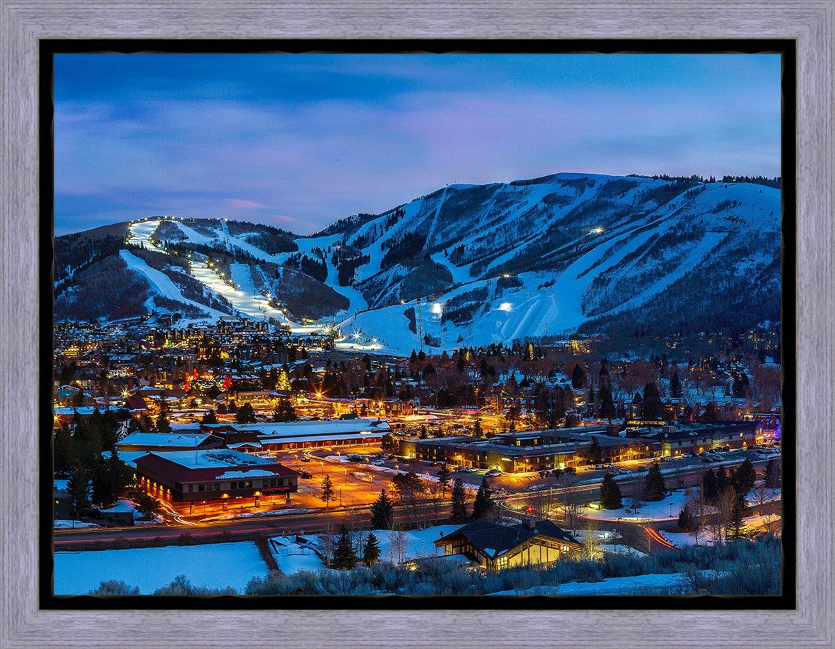Park City, Utah, at Twilight