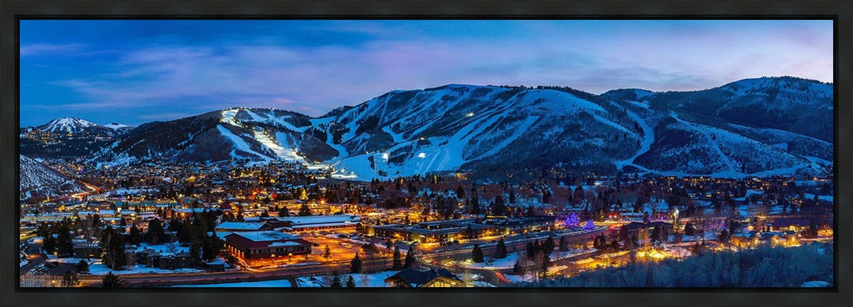 Park City, Utah, at Twilight