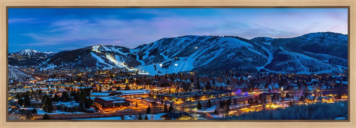 Park City, Utah, at Twilight