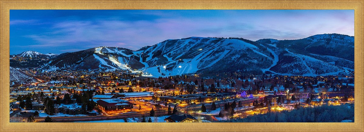 Park City, Utah, at Twilight