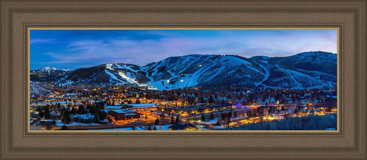 Park City, Utah, at Twilight