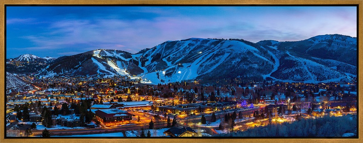 Park City, Utah, at Twilight