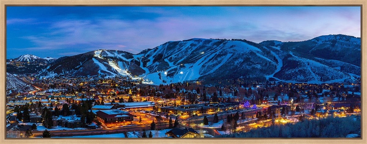 Park City, Utah, at Twilight