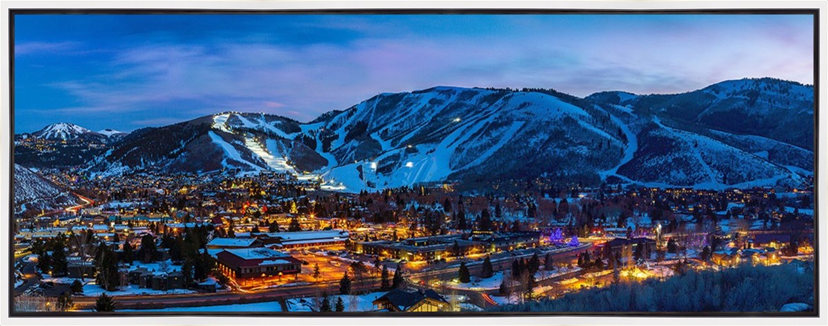Park City, Utah, at Twilight
