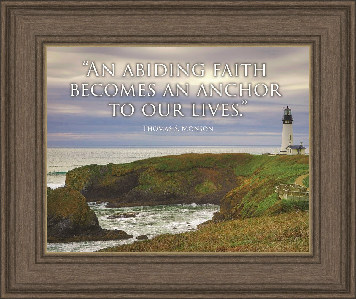 Abiding Faith Motivational Poster
