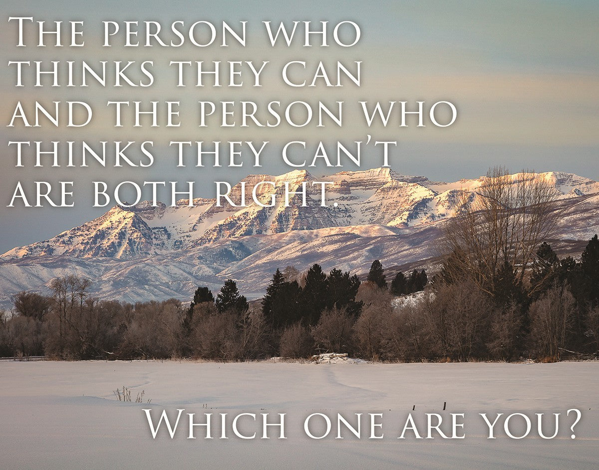 Who Thinks They Can Motivisional Poster