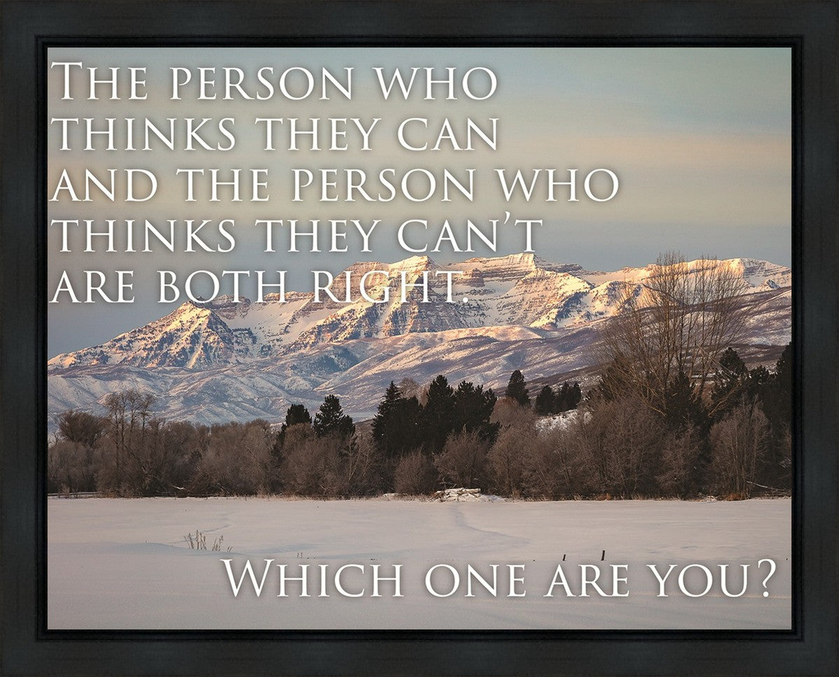 Who Thinks They Can Motivisional Poster