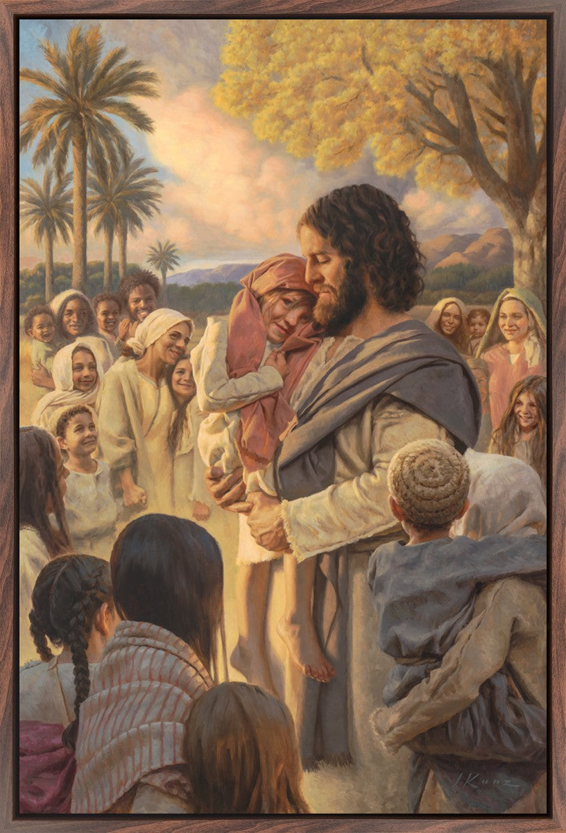 He Took Them Up In His Arms