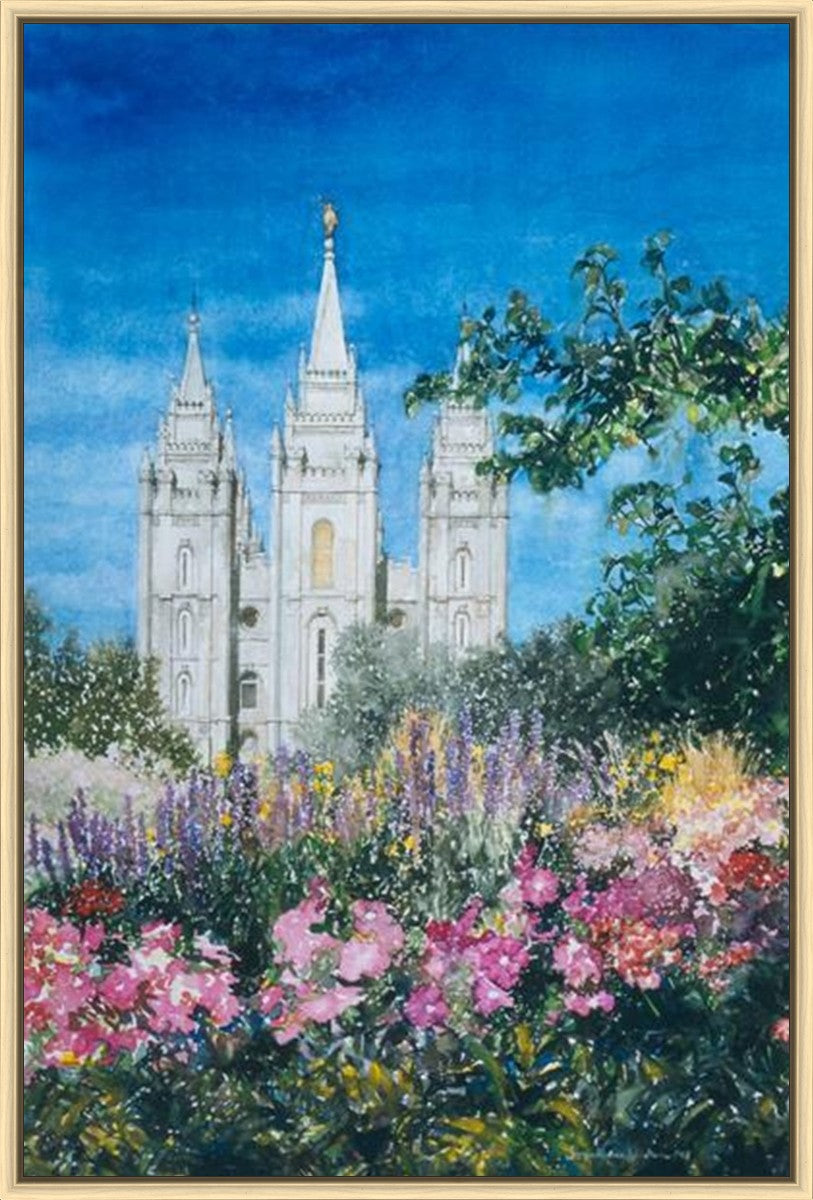 Salt Lake Temple in Summer