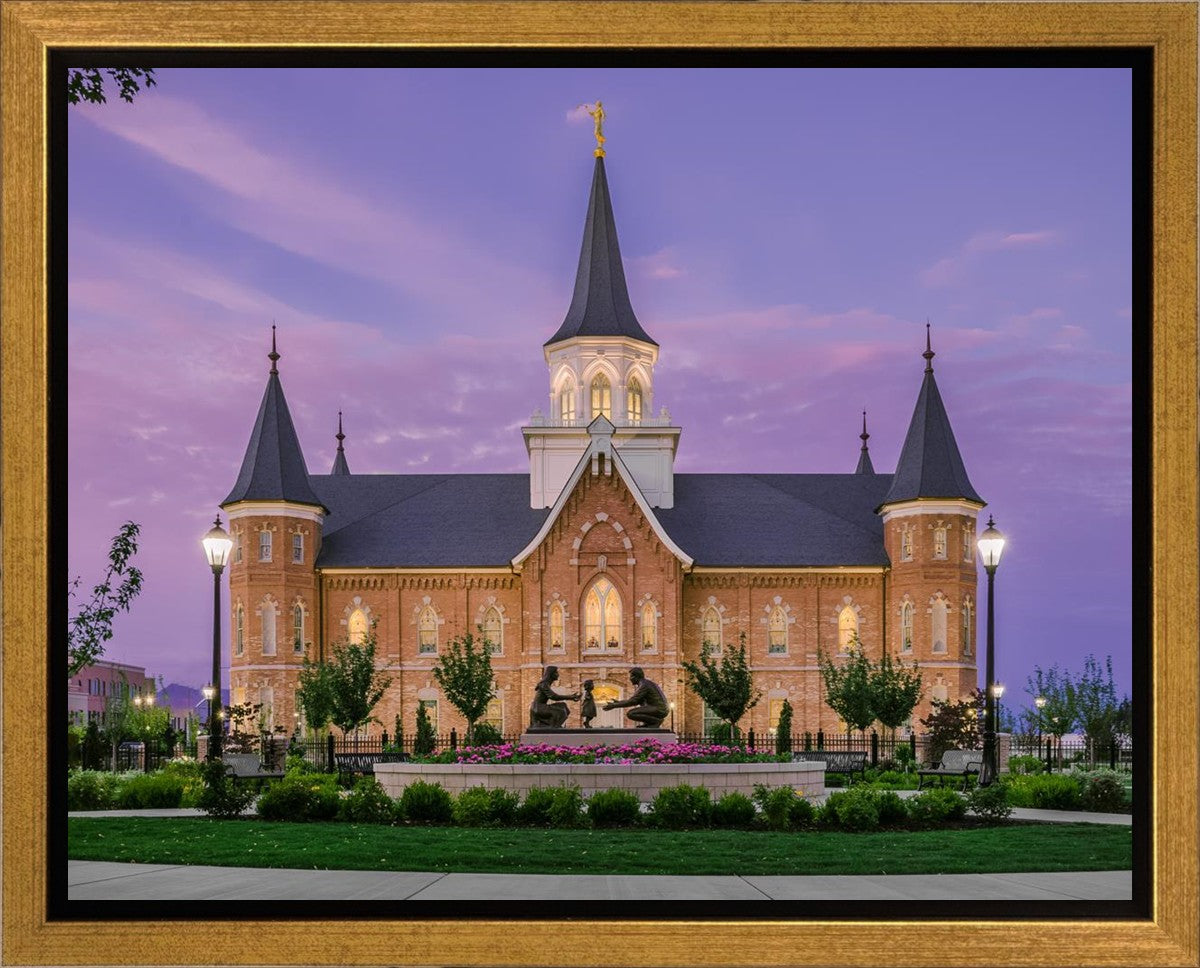 Provo City Center Temple His Love Endureth All Things Gallery Wrap