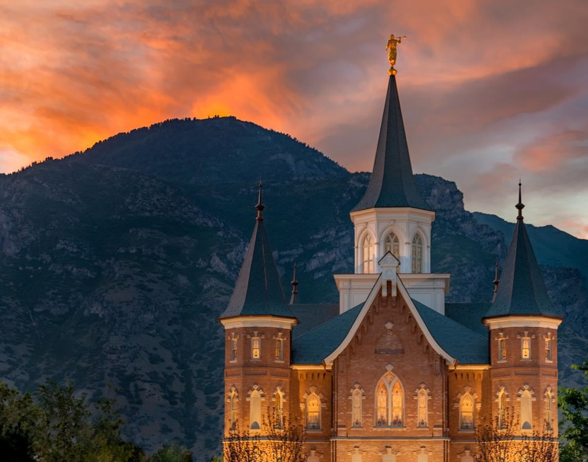 Provo City Center Temple Voices From The Dust Gallery Wrap