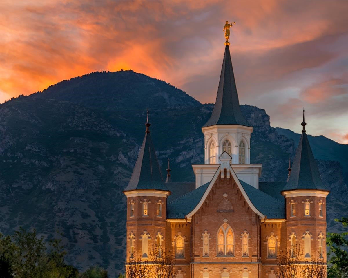 Provo City Center Temple Voices From The Dust Gallery Wrap