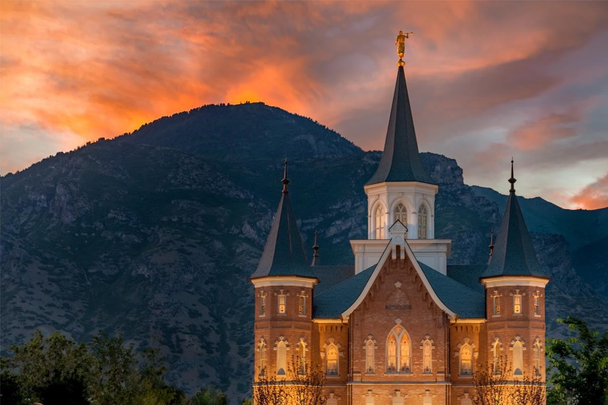 Provo City Center Temple Voices From The Dust Gallery Wrap