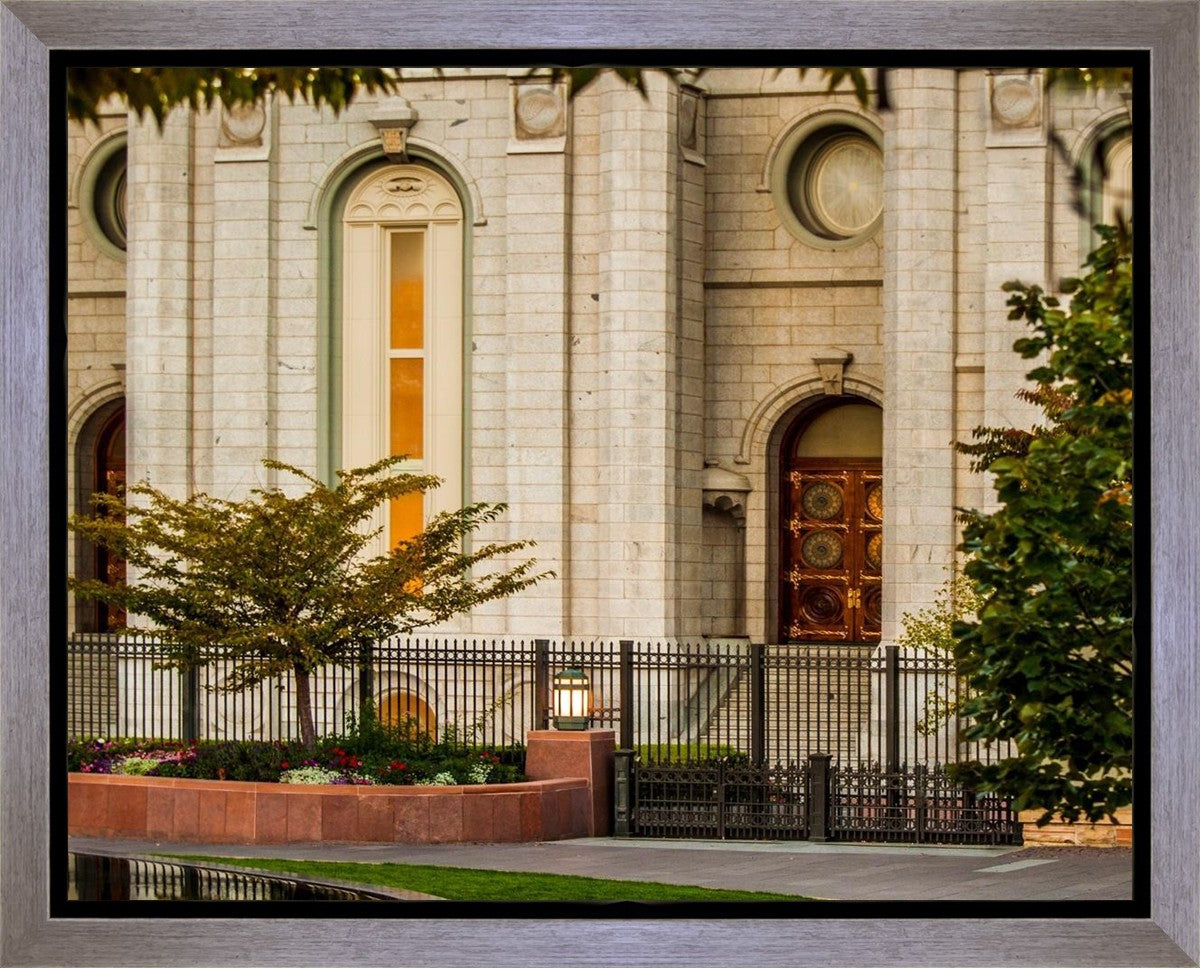 Salt Lake City Temple Inner Glow Gallery Wrap