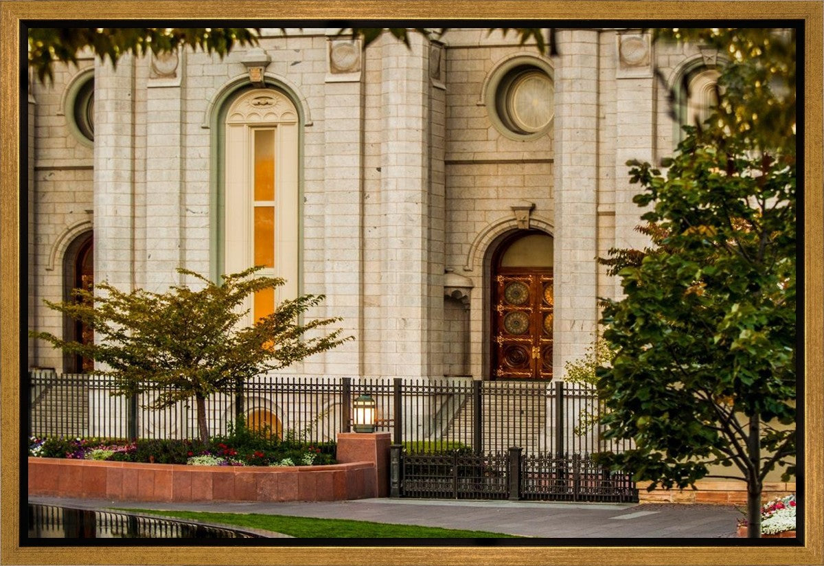 Salt Lake City Temple Inner Glow Gallery Wrap