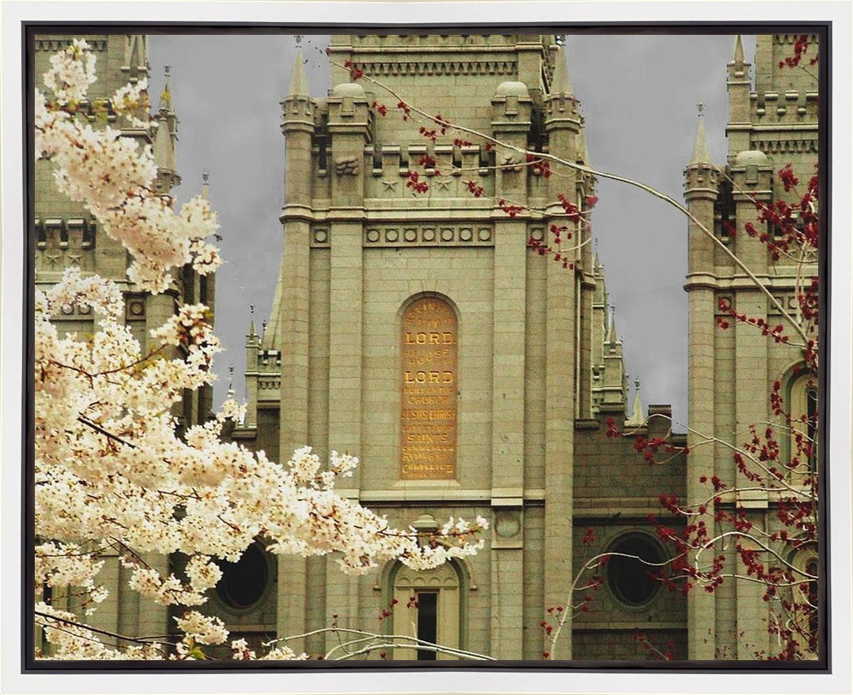 Salt Lake City Temple The Promise Gallery Wrap