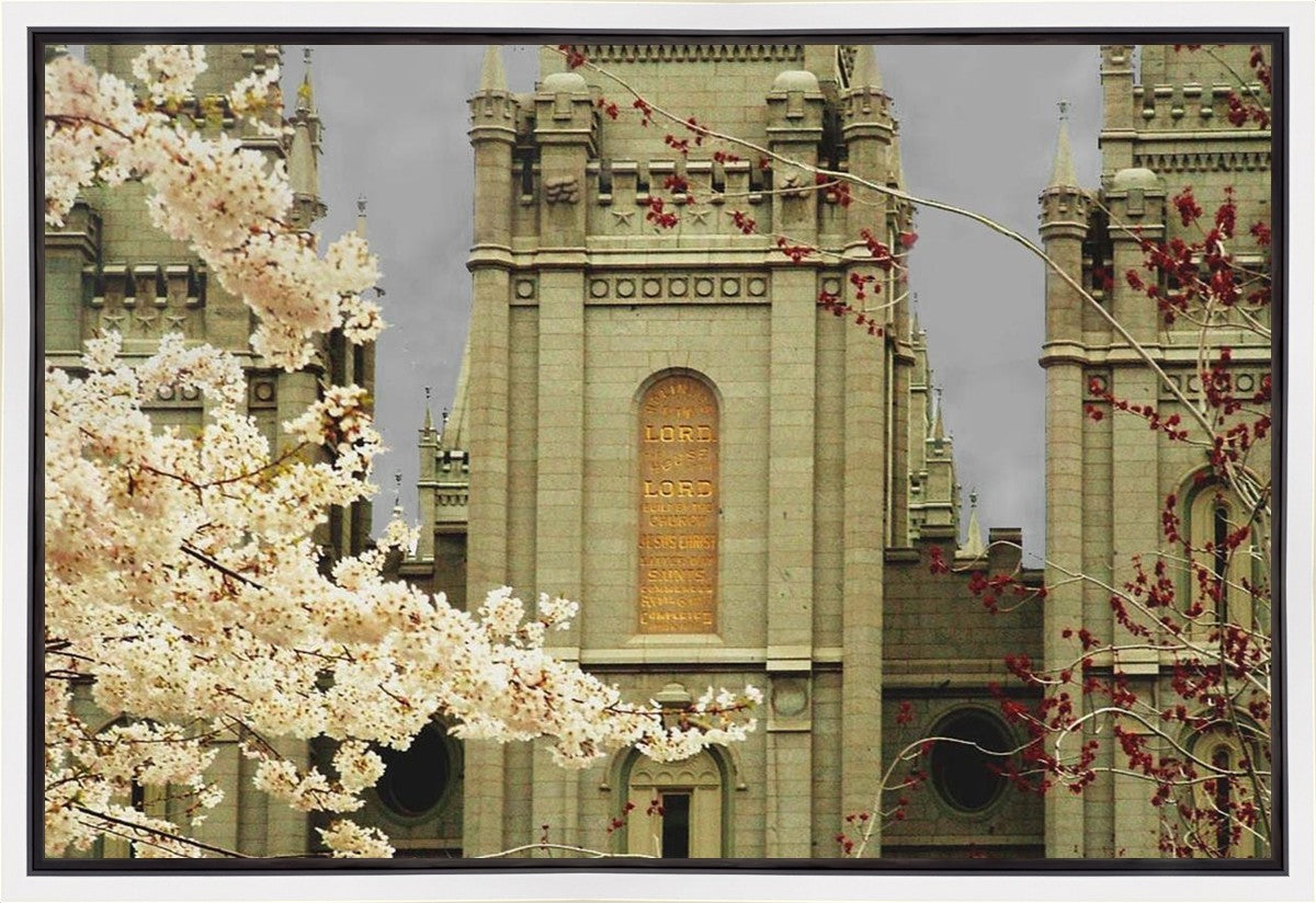 Salt Lake City Temple The Promise Gallery Wrap