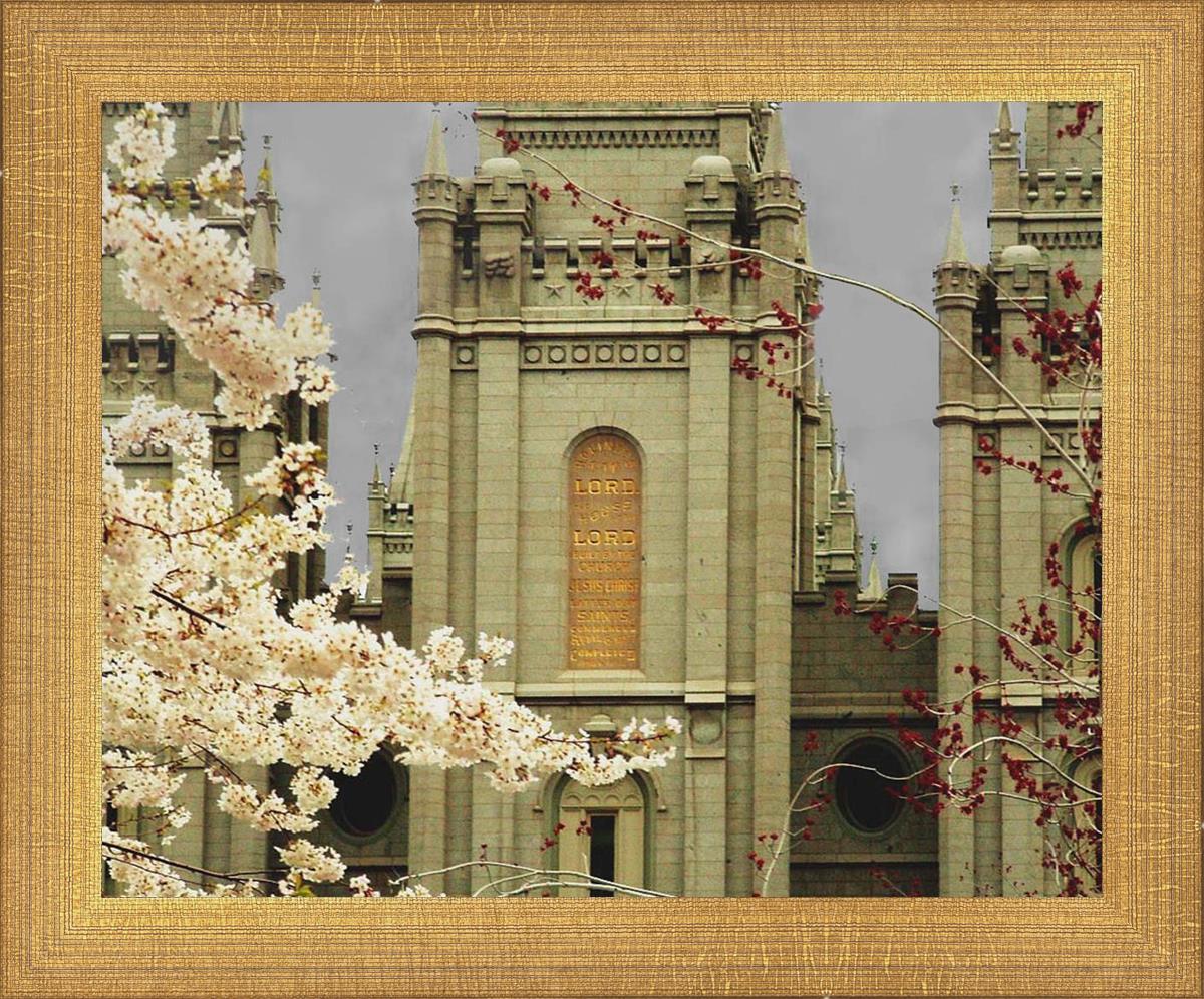 Salt Lake City Temple The Promise Sepia