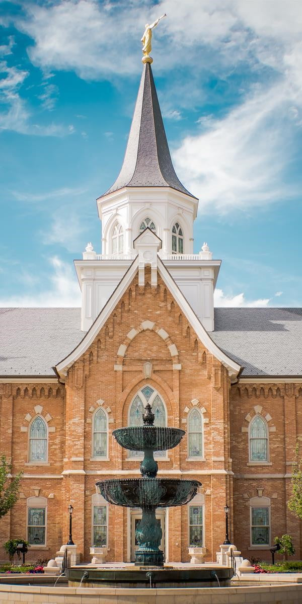 Provo City Center Temple Living and Flowing Waters Gallery Wrap