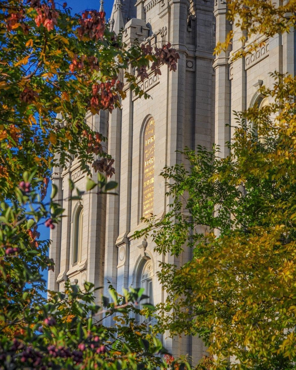Salt Lake City Temple His Declaration Gallery Wrap