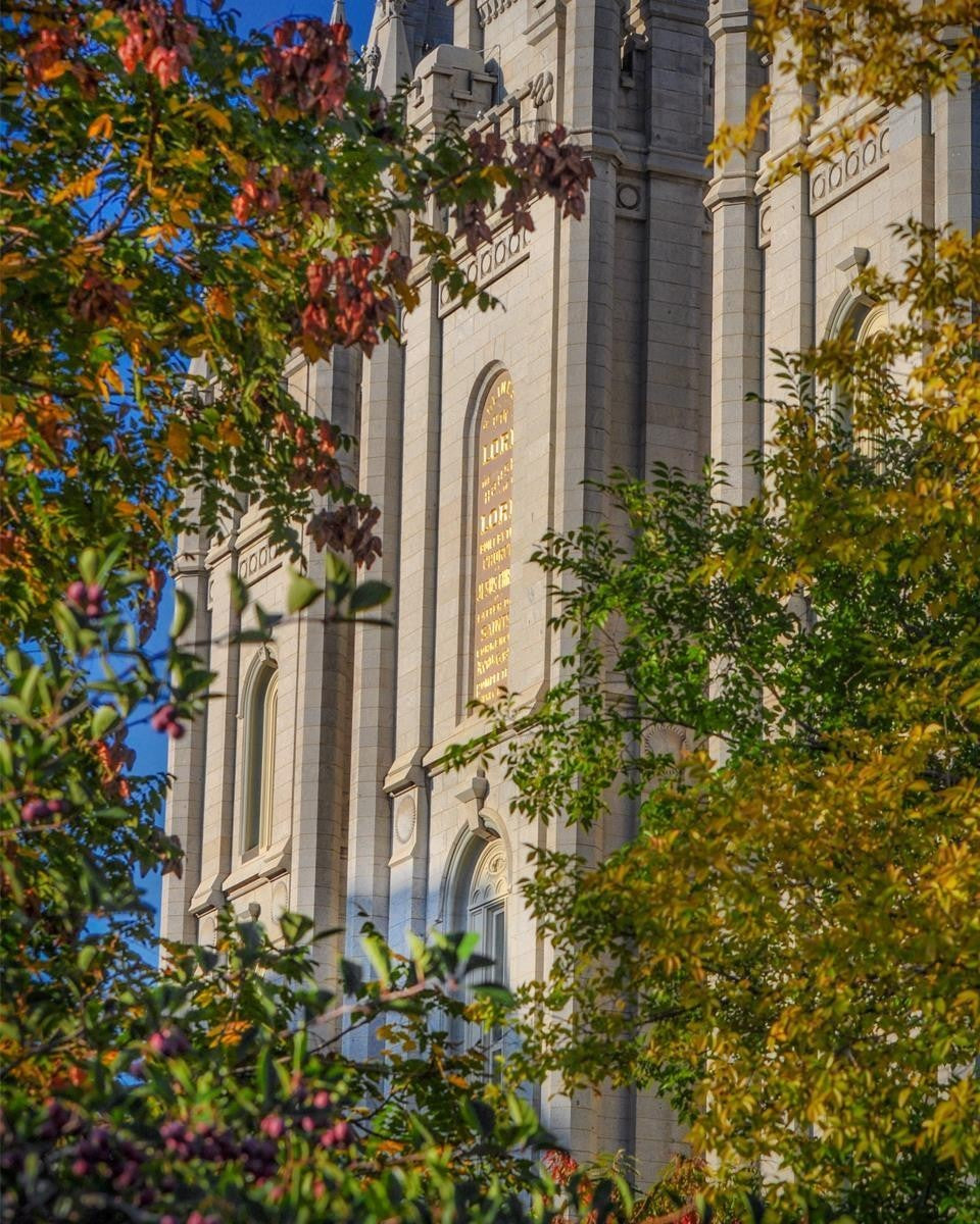 Salt Lake City Temple His Declaration Gallery Wrap