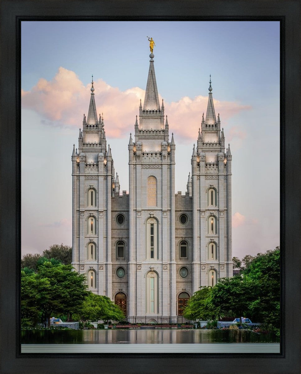 Salt Lake City Temple In All His Glory Gallery Wrap