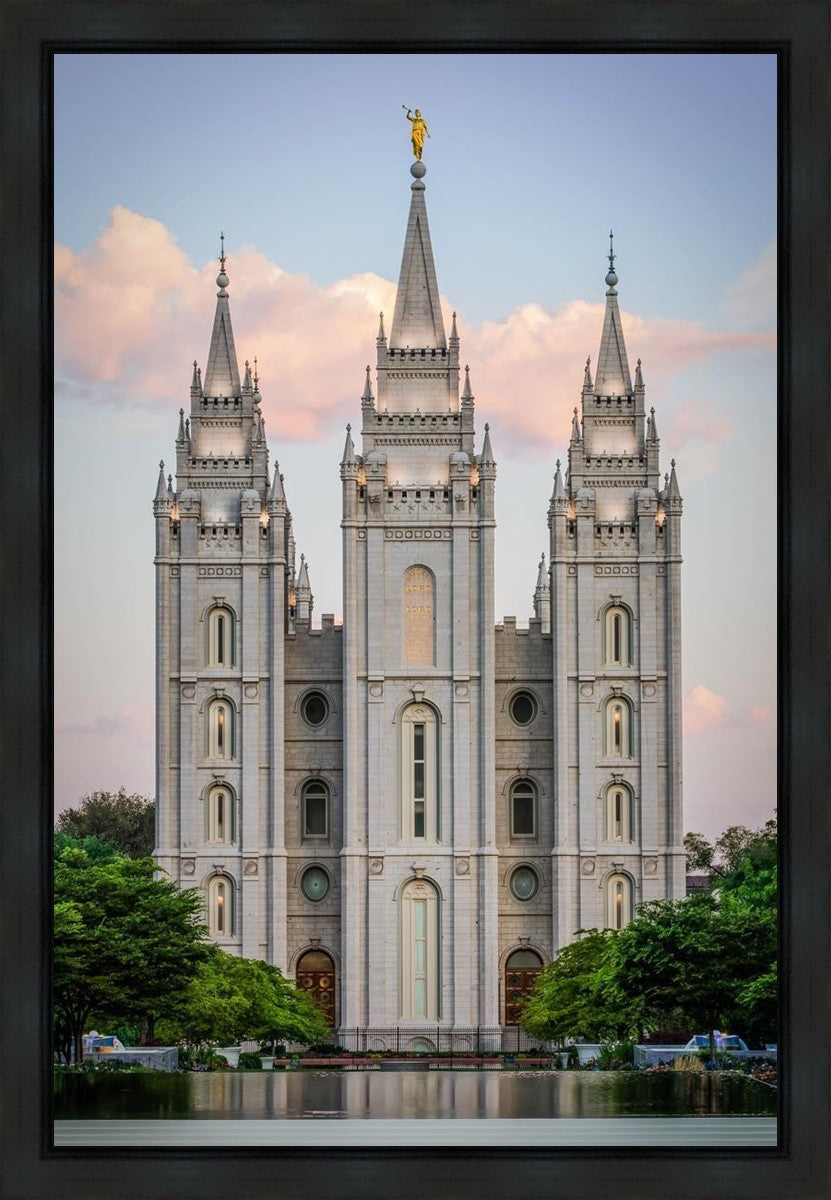 Salt Lake City Temple In All His Glory Gallery Wrap