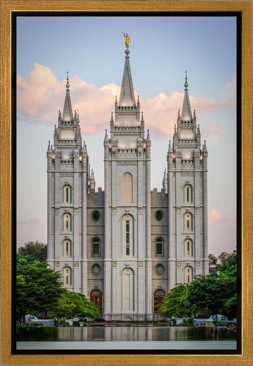 Salt Lake City Temple In All His Glory Gallery Wrap