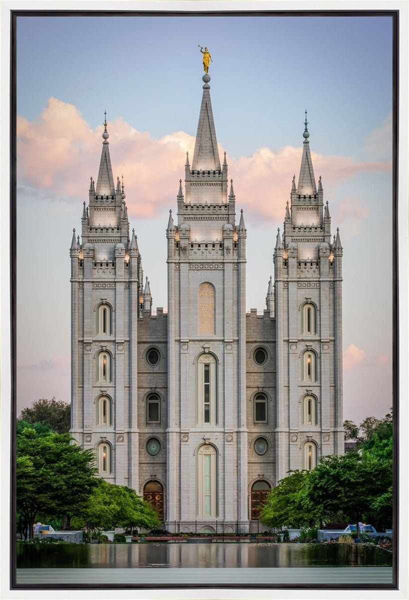 Salt Lake City Temple In All His Glory Gallery Wrap