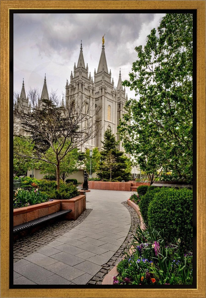 Salt Lake City Temple Pathway To Glory Gallery Wrap