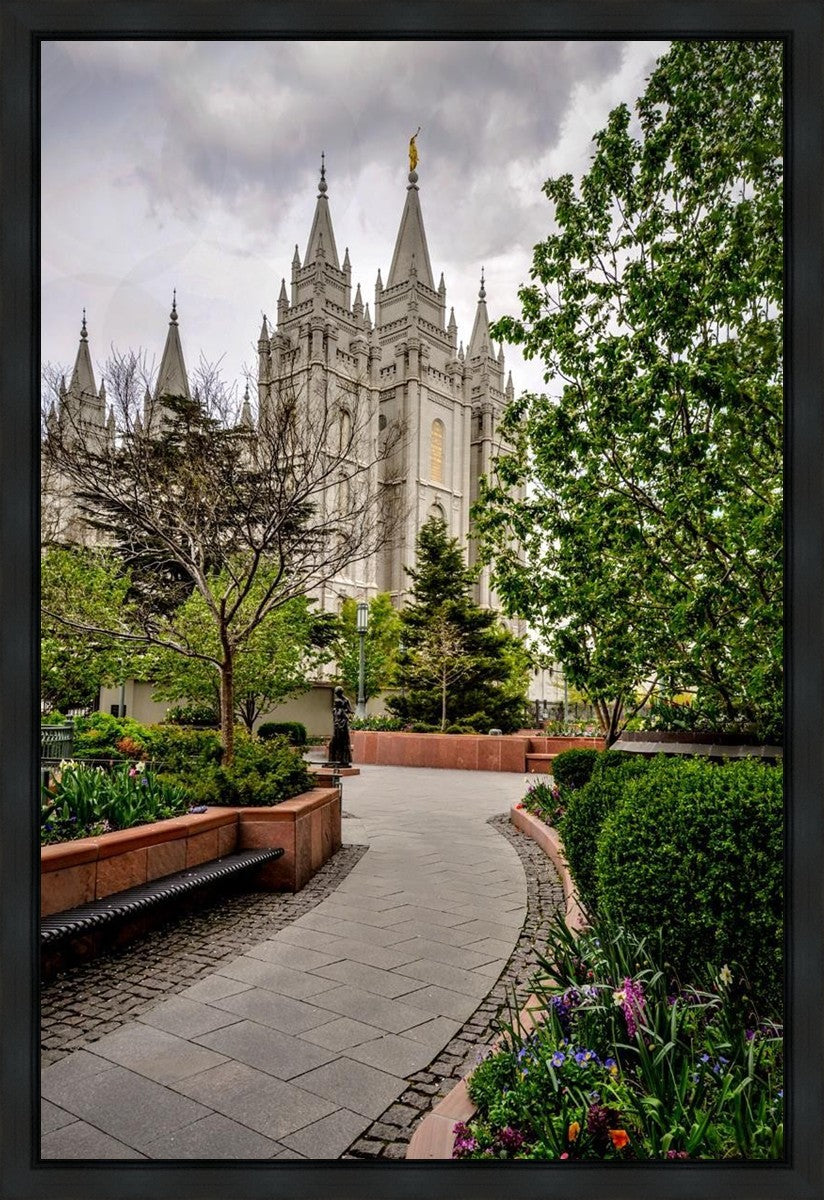 Salt Lake City Temple Pathway To Glory Gallery Wrap