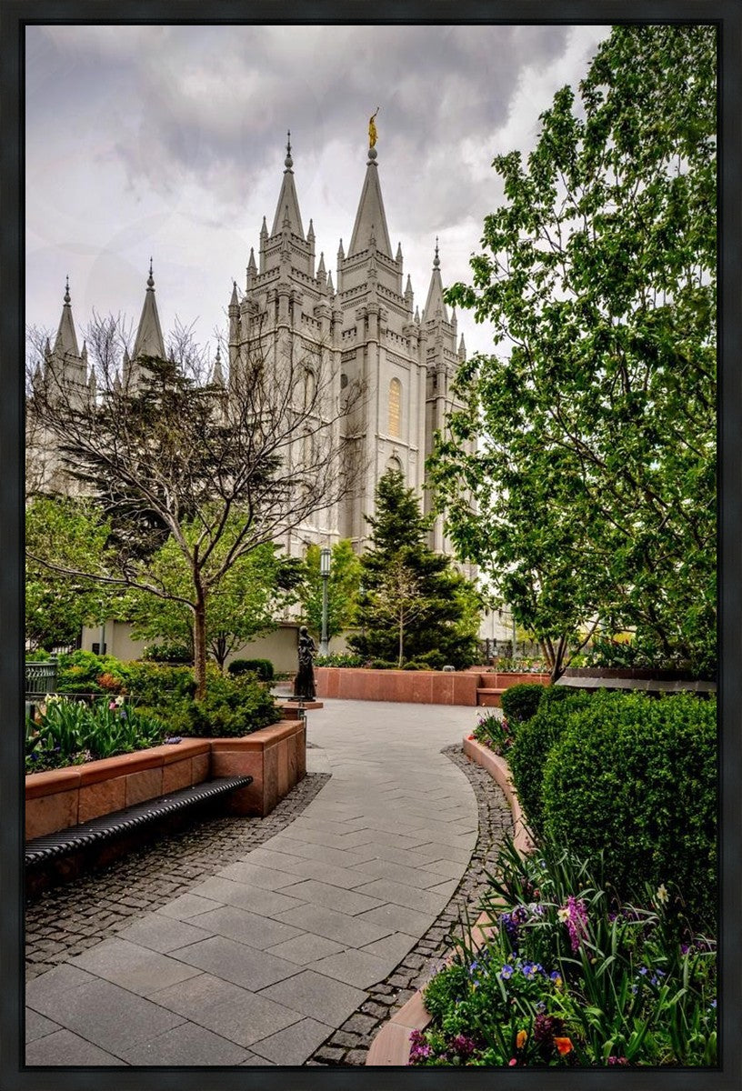 Salt Lake City Temple Pathway To Glory Gallery Wrap