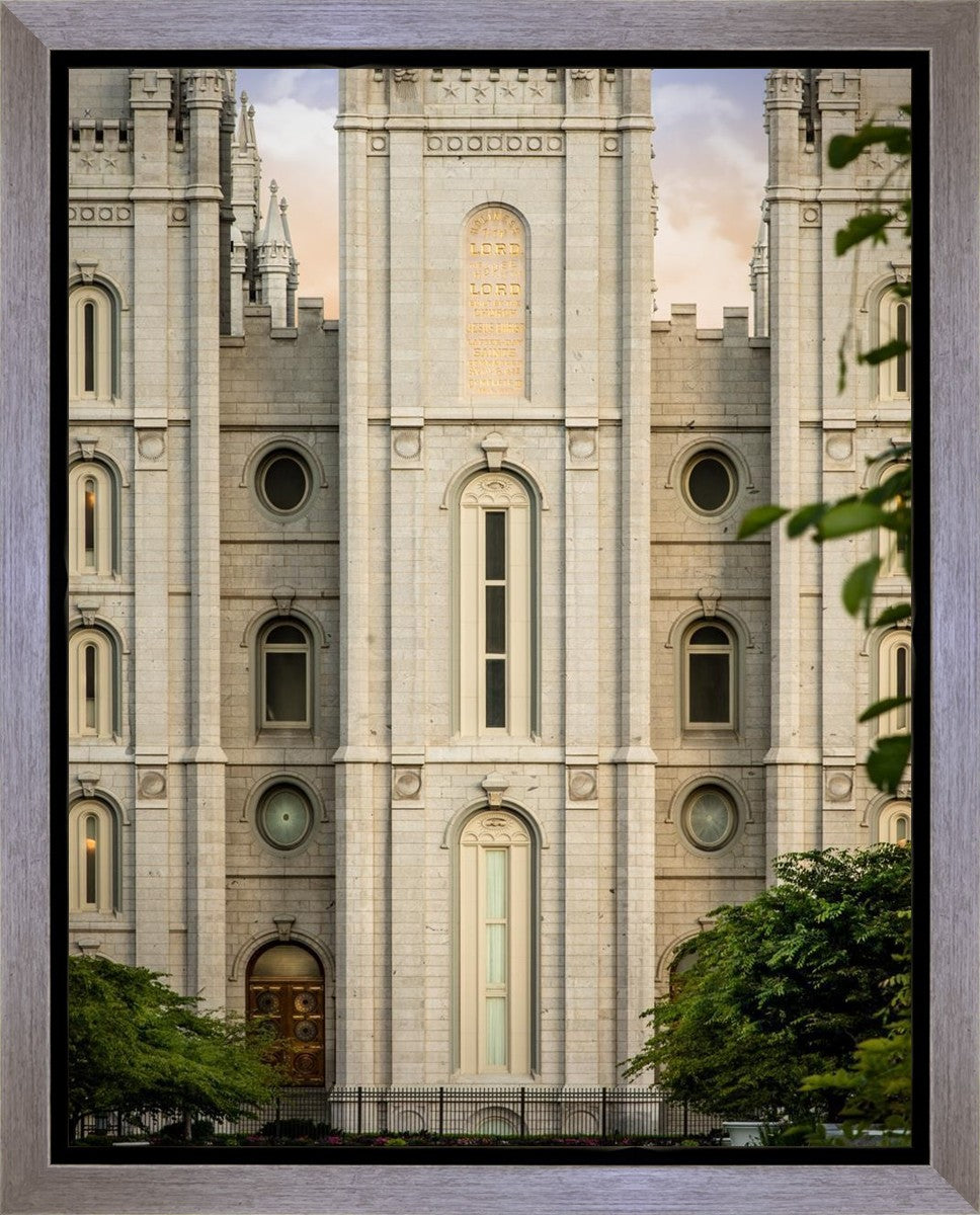Salt Lake City Temple The Morning Breaks Gallery Wrap