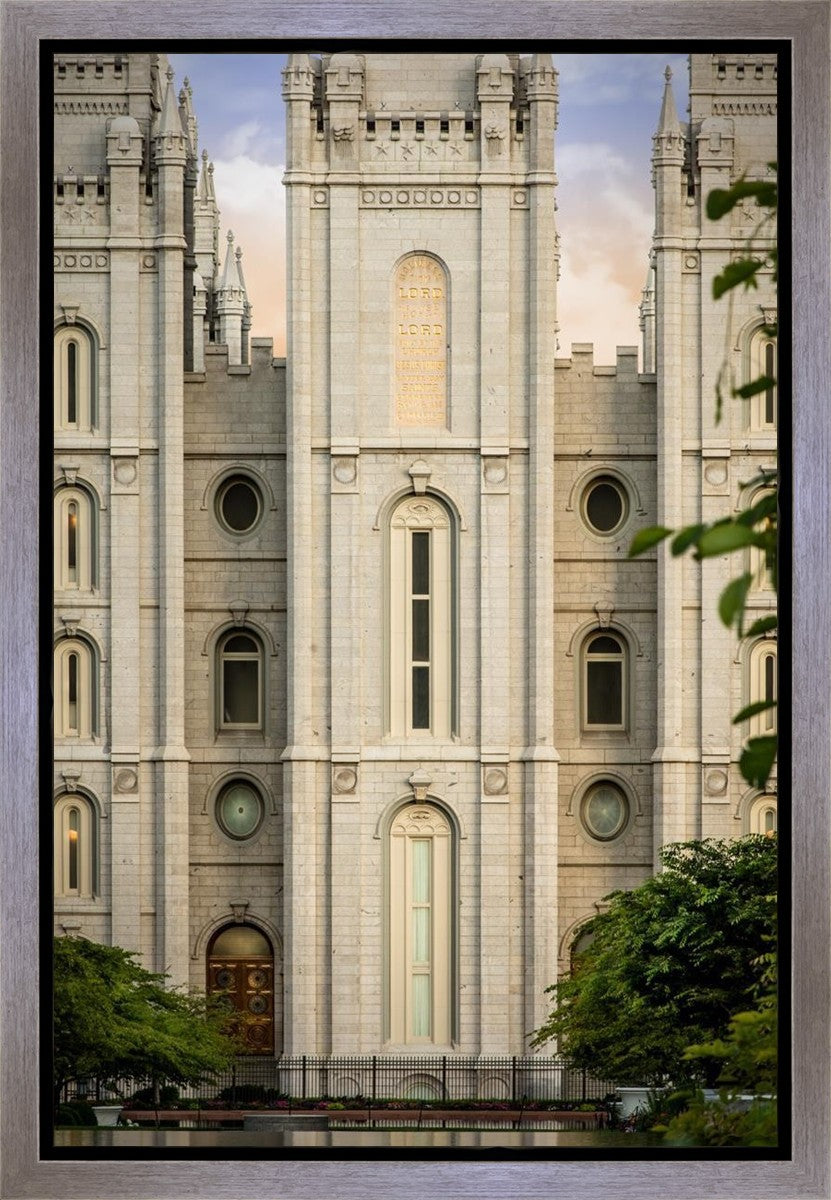 Salt Lake City Temple The Morning Breaks Gallery Wrap