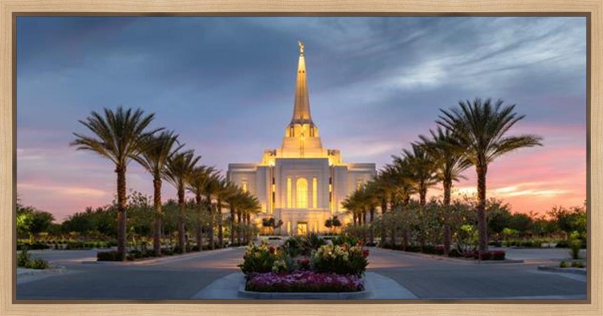 Gilbert Temple Transcending Glory Gallery Wrap