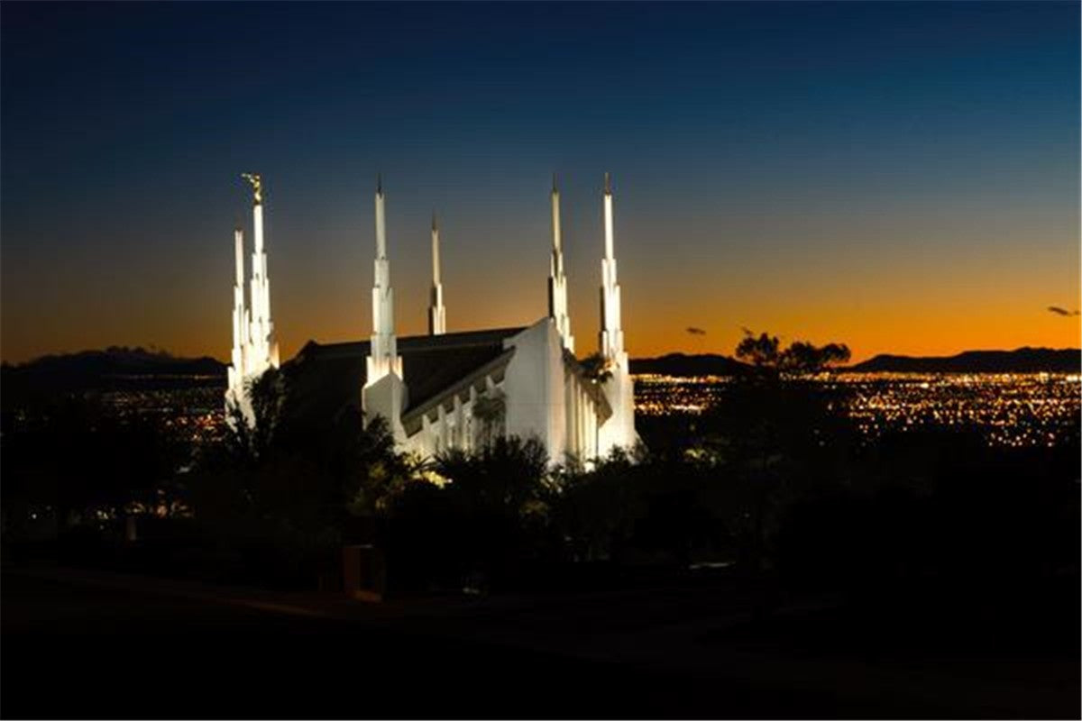 Las Vegas Temple Heaven's Glory Gallery Wrap