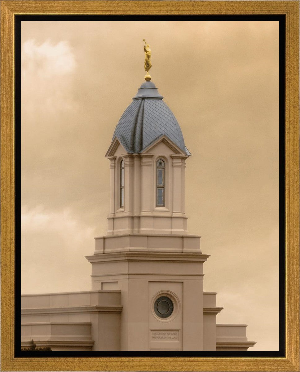 Cedar City Golden Sunshine Vertical Gallery Wrap
