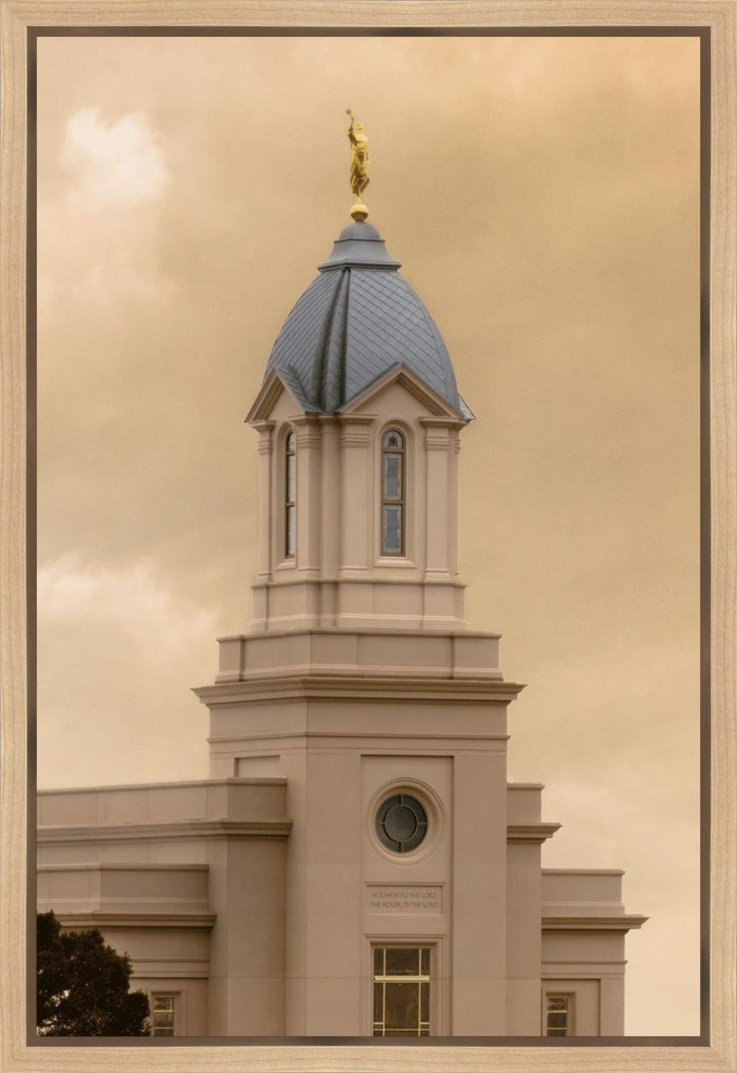Cedar City Golden Sunshine Vertical Gallery Wrap