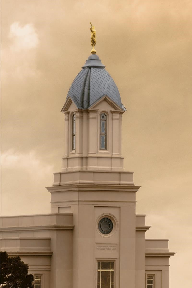 Cedar City Golden Sunshine Vertical Gallery Wrap