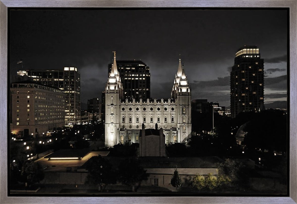 Salt Lake Summer's Eve Gallery Wrap